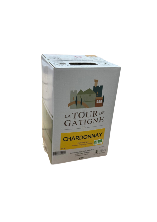 Cévennes IGP – Tour de Gâtigne – "Chardonnay" blanc 2023 - cubis 5L