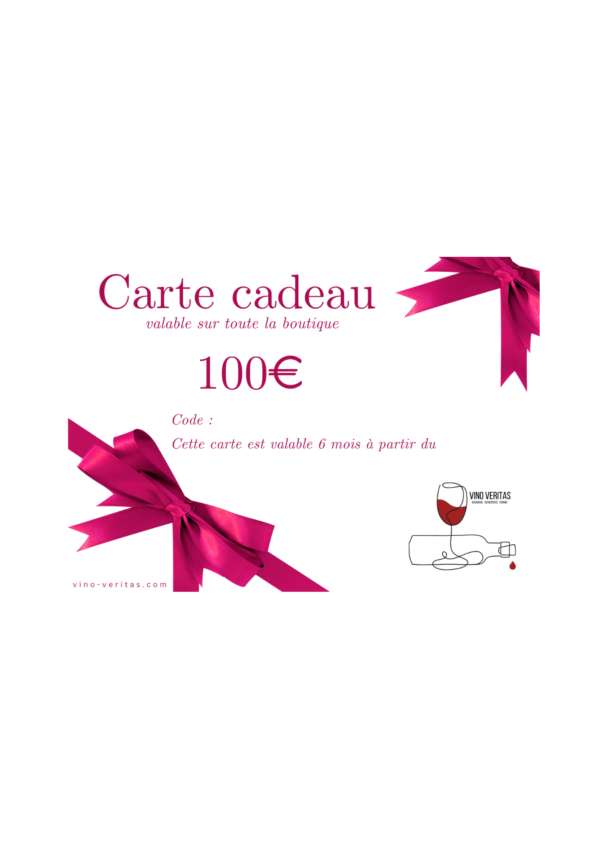 Carte cadeau 100€