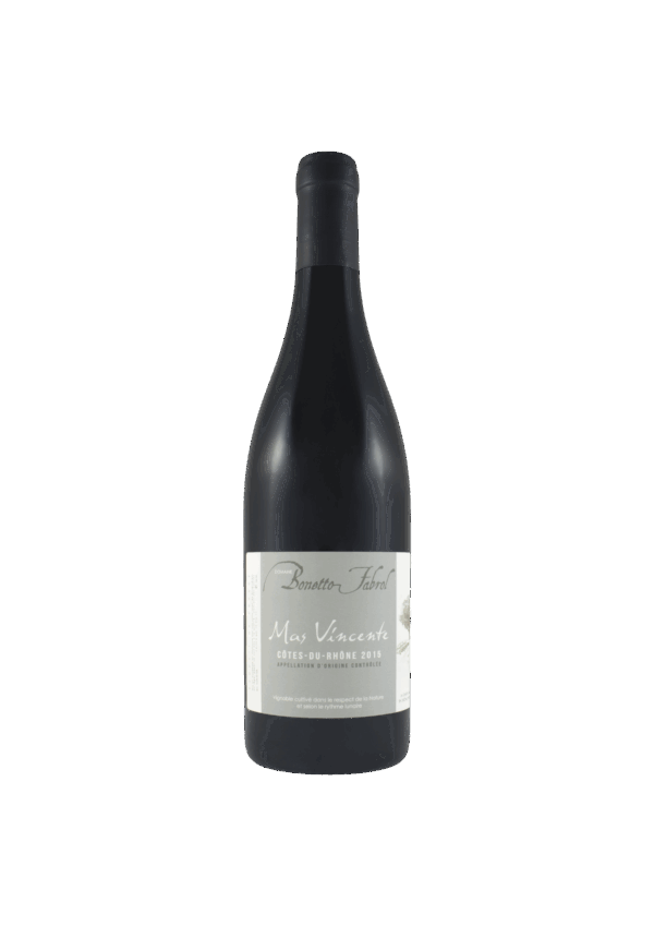 Côtes du Rhône AOP - Domaine Bonetto Fabrol – Mas Vicente - rouge 2022