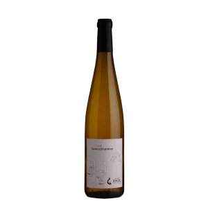 Bouteille d’Alsace, Les Frères Engel, Gewurztraminer demi-sec, vin blanc