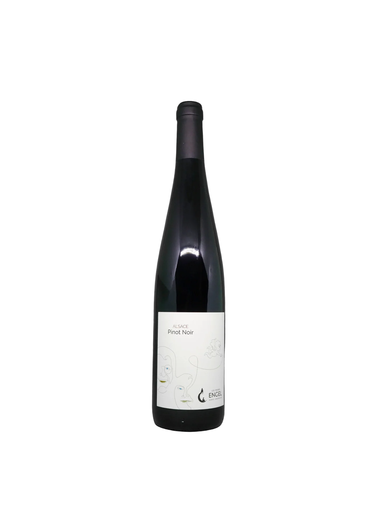 Bottle of Alsace, Les Frères Engel, Pinot Noir, red wine