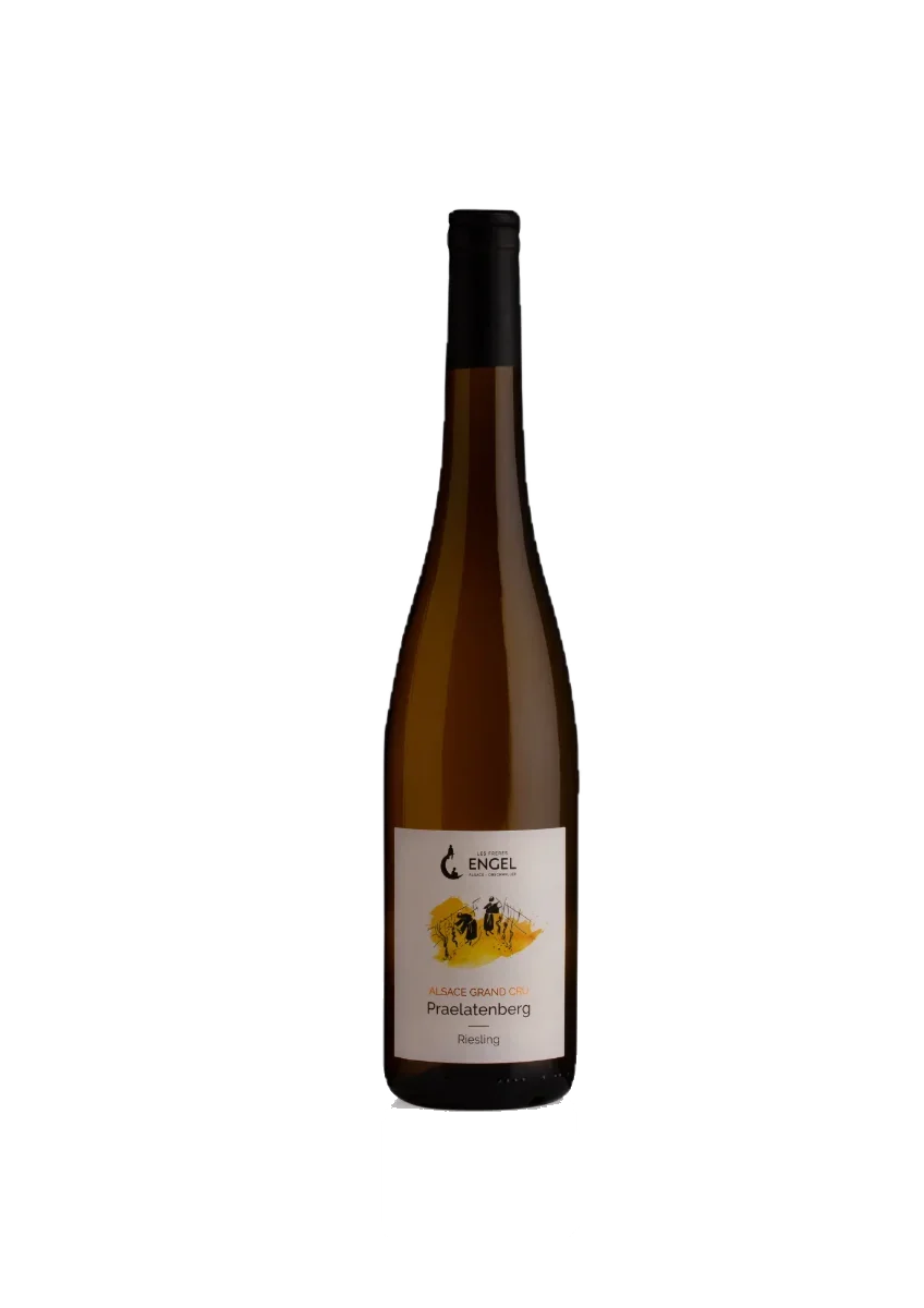 Bottiglia di Alsace, Les Frères Engel, Riesling Grand Cru Praelatenberg sec, vino bianco