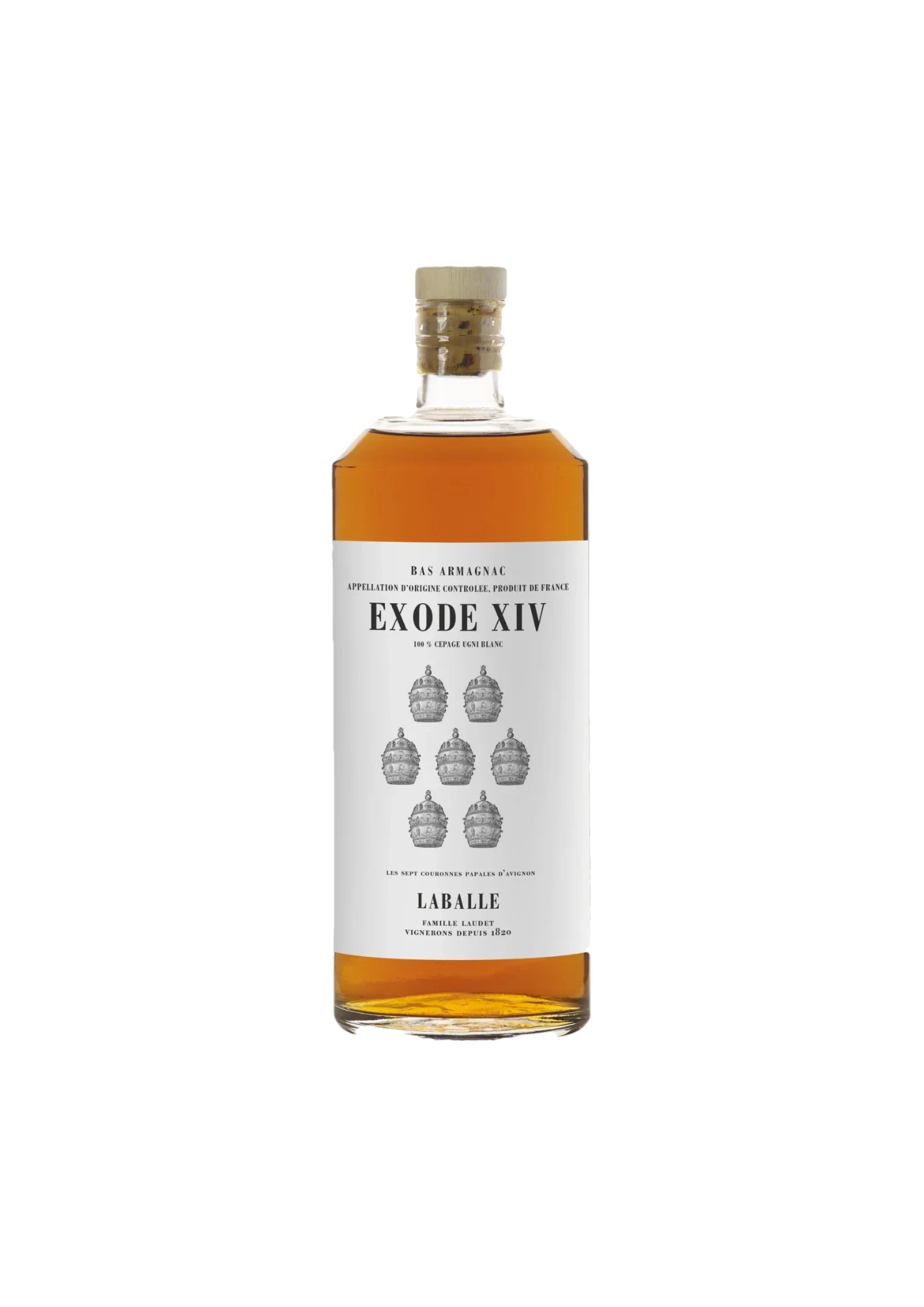 Bottiglia di Bas-Armagnac, Domaine Laballe, Exode XIV