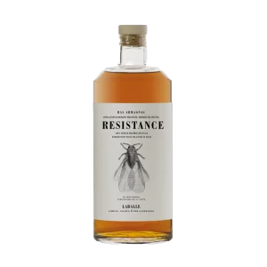 Bouteille de Bas-Armagnac, Domaine Laballe, Résistance