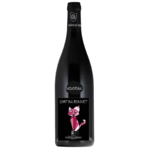 Bouteille de Beaujolais Villages Nouveau 2026, Château Bonnet, Chat’au Bonnet, vin rouge bio