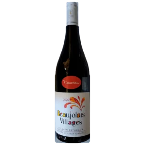 Bouteille de Beaujolais Villages Nouveau 2026, Domaine des Deux Fontaines, Sylvain Paturaux, vin rouge