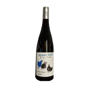 Bouteille de Beaujolais Villages Nouveau, Domaine Ruet, Les Trois Poulettes, vin rouge