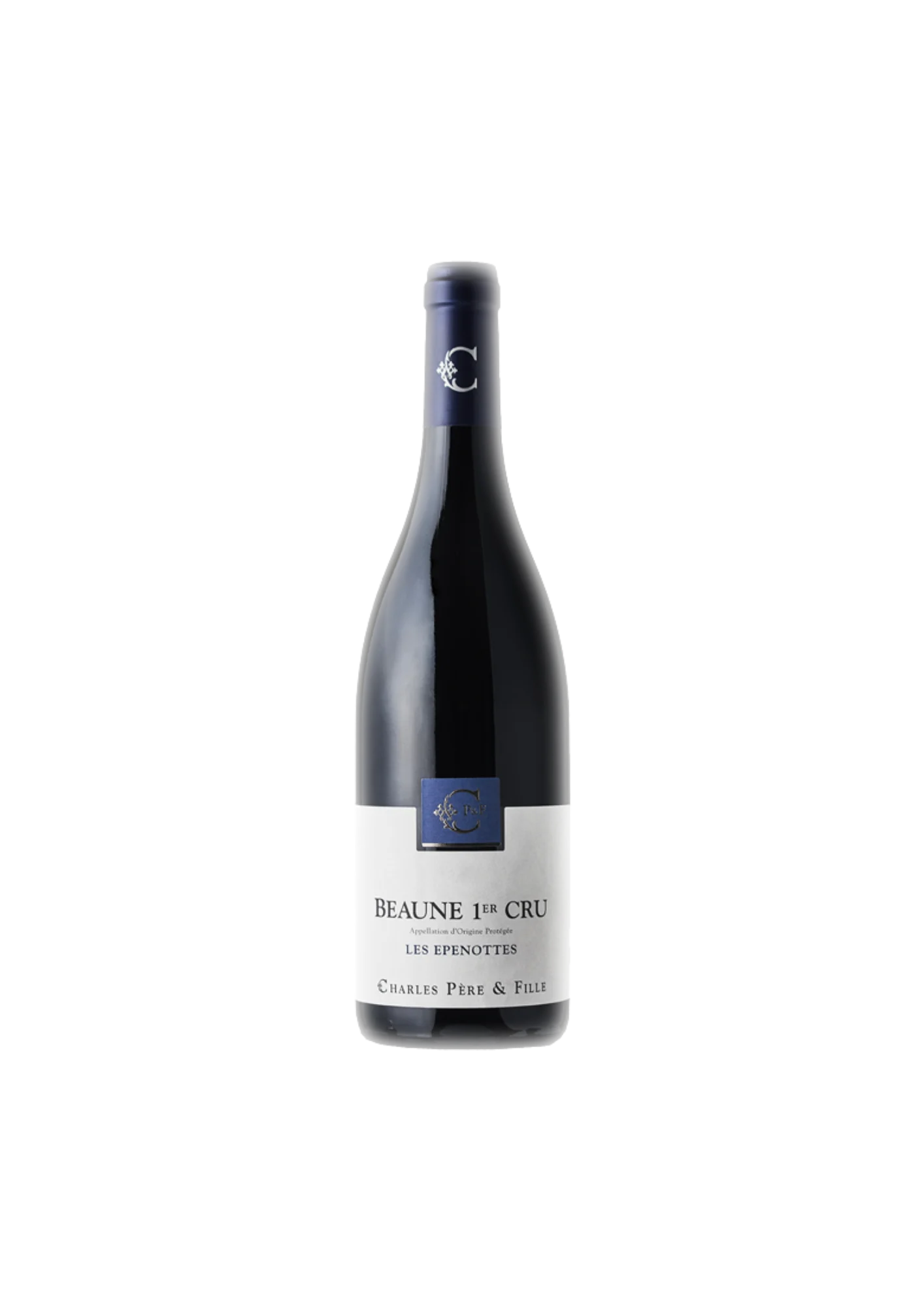 Flasche Beaune 1er Cru, Maison Charles Père & Filles, Les Epenottes, Rotwein