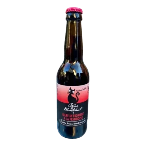 Flasche Bières de Montchat, Bière de froment à la framboise, Weiß