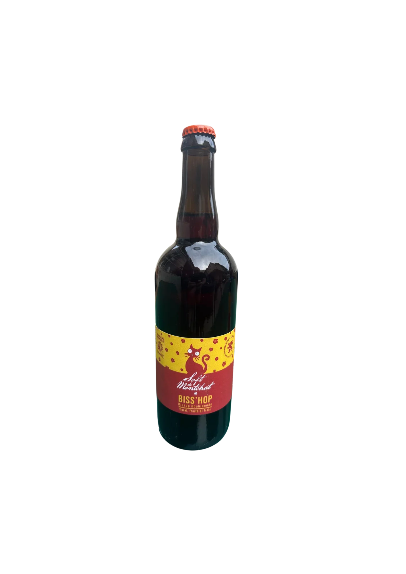 Bouteille de Bières de Montchat, Biss'Hop, Infusion d'hibiscus houblonnée