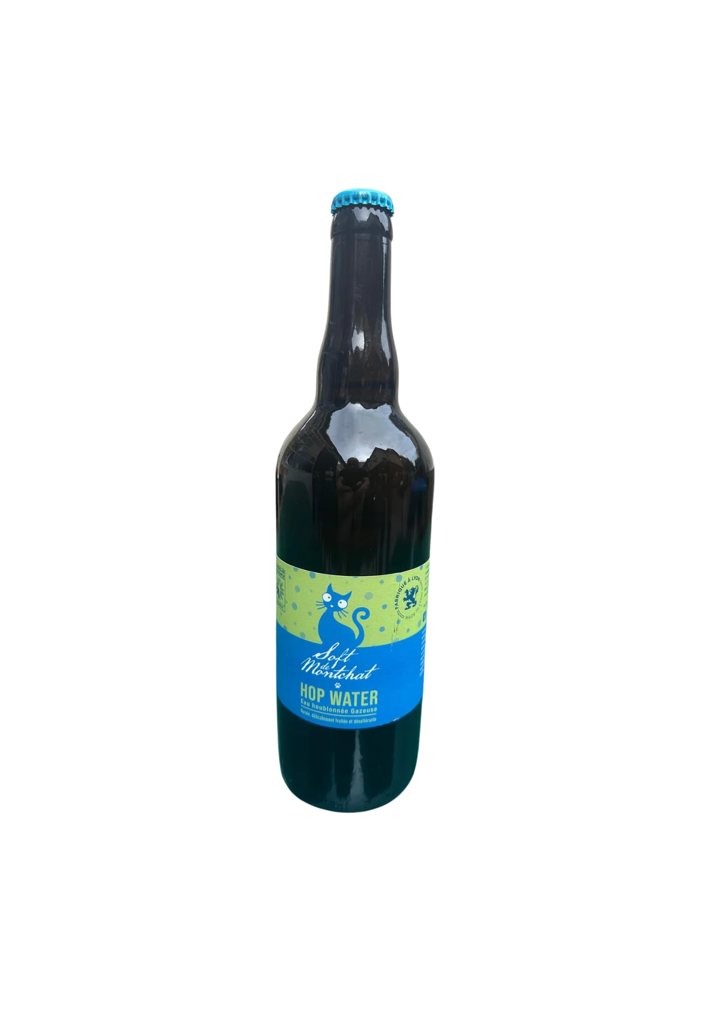 Flasche Bières de Montchat, Hop Water, Prickelndes Hopfenwasser