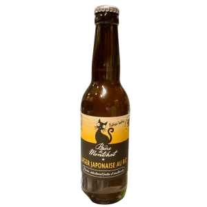 Bouteille de Bières de Montchat, Lager Japonaise au riz, Blonde