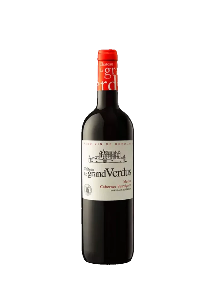 Bouteille de Bordeaux Supérieur, Château Le Grand Verdus, Classique, vin rouge