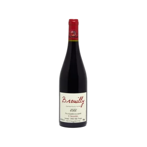 Bouteille de Brouilly, Georges Descombes, vin rouge