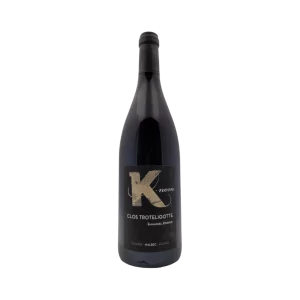Bouteille de Cahors, Clos Troteligotte, K Nom, vin rouge