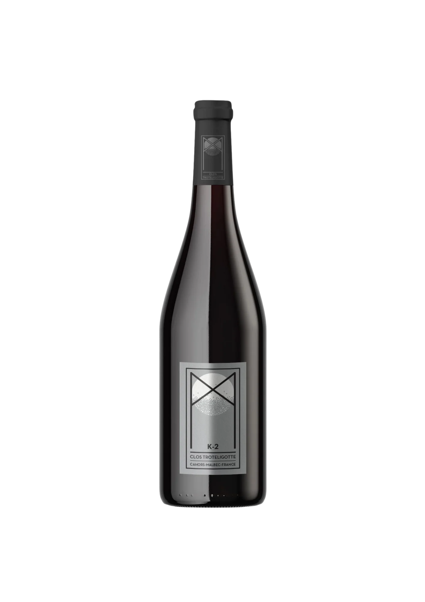 Flasche Cahors, Clos Troteligotte, K2, Rotwein