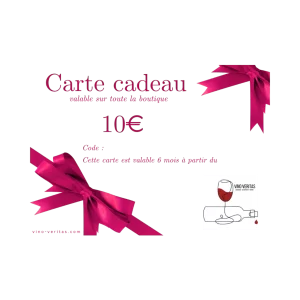 Carte cadeau Vino Veritas de 10 €
