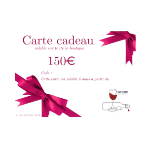 Carte cadeau Vino Veritas de 150 €