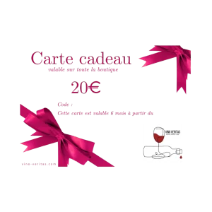 Carte cadeau Vino Veritas de 20 €