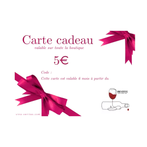 Carte cadeau Vino Veritas de 5 €