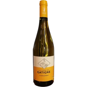 Bouteille de Cévennes IGP, Tour de Gâtigne, Chardonnay, vin blanc