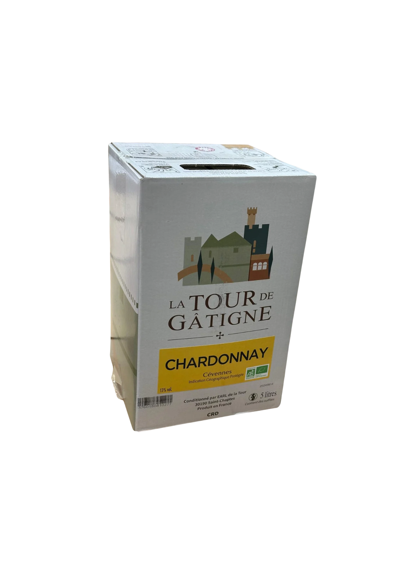 Cubis de Cévennes IGP, Tour de Gâtigne, Chardonnay, vin blanc