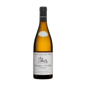 Bouteille de Chablis 1er Cru, Christian Moreau, Vaillon, vin blanc