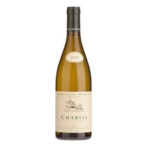Bouteille de Chablis, Christian Moreau, vin blanc