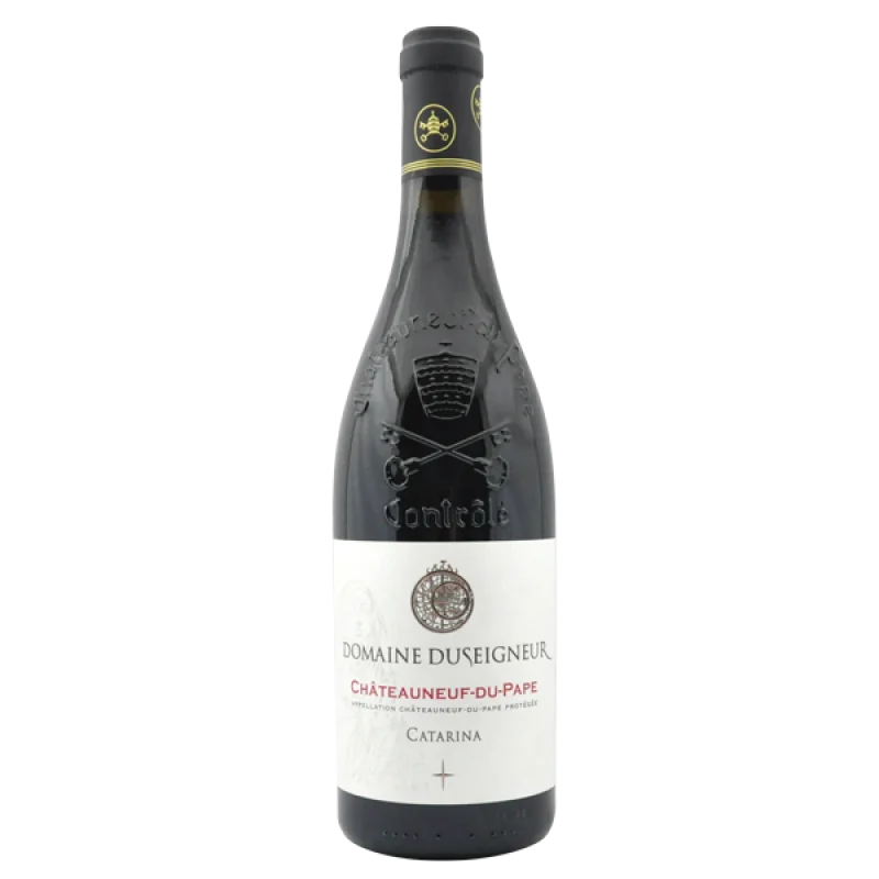 Bouteille de Châteauneuf du Pape, Domaine Duseigneur, Catarina, vin rouge