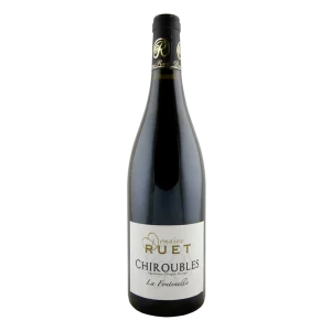 Bouteille de Chiroubles, Domaine Ruet, La Fontanelle, vin rouge
