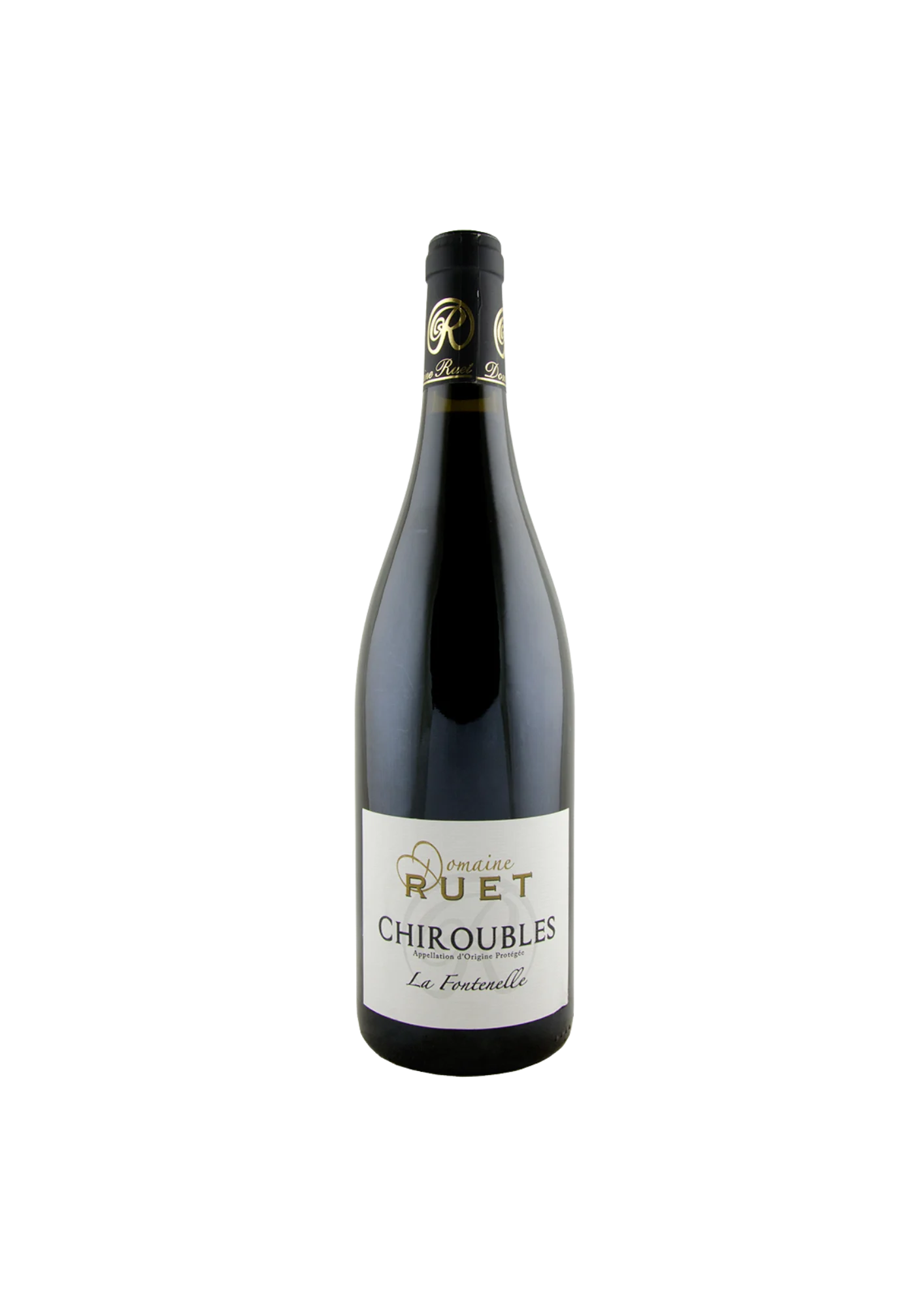 Bouteille de Chiroubles, Domaine Ruet, La Fontanelle, vin rouge