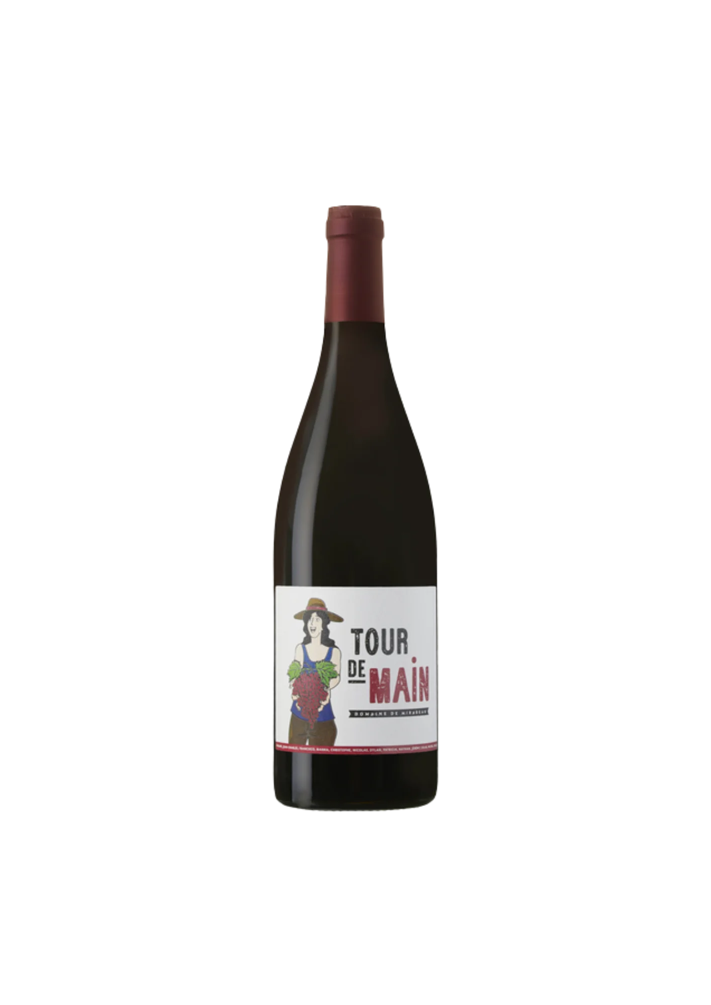 Flasche Collines de la Moure IGP, Domaine de Mirabeau, Tour de main, Rotwein