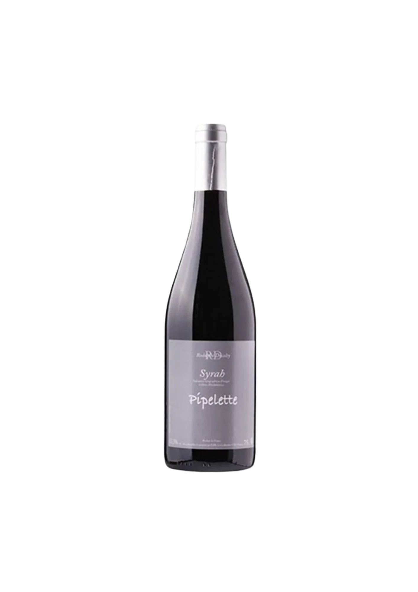 Bouteille de Collines Rhodaniennes IGP, Rodolphe Duculty, Pipelette, vin rouge