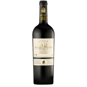 Bouteille de Corbières, Château Saint-Estève, Altaïr, vin rouge