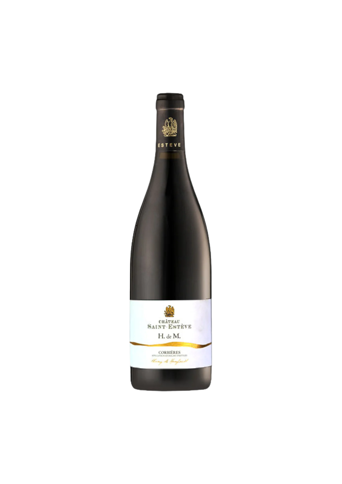 Flasche Corbières, Château Saint-Estève, HdM, Rotwein