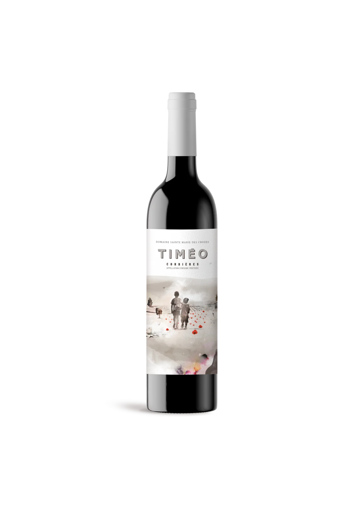 Flasche Corbières, Domaine Sainte Marie des Crozes, Timéo, Rotwein