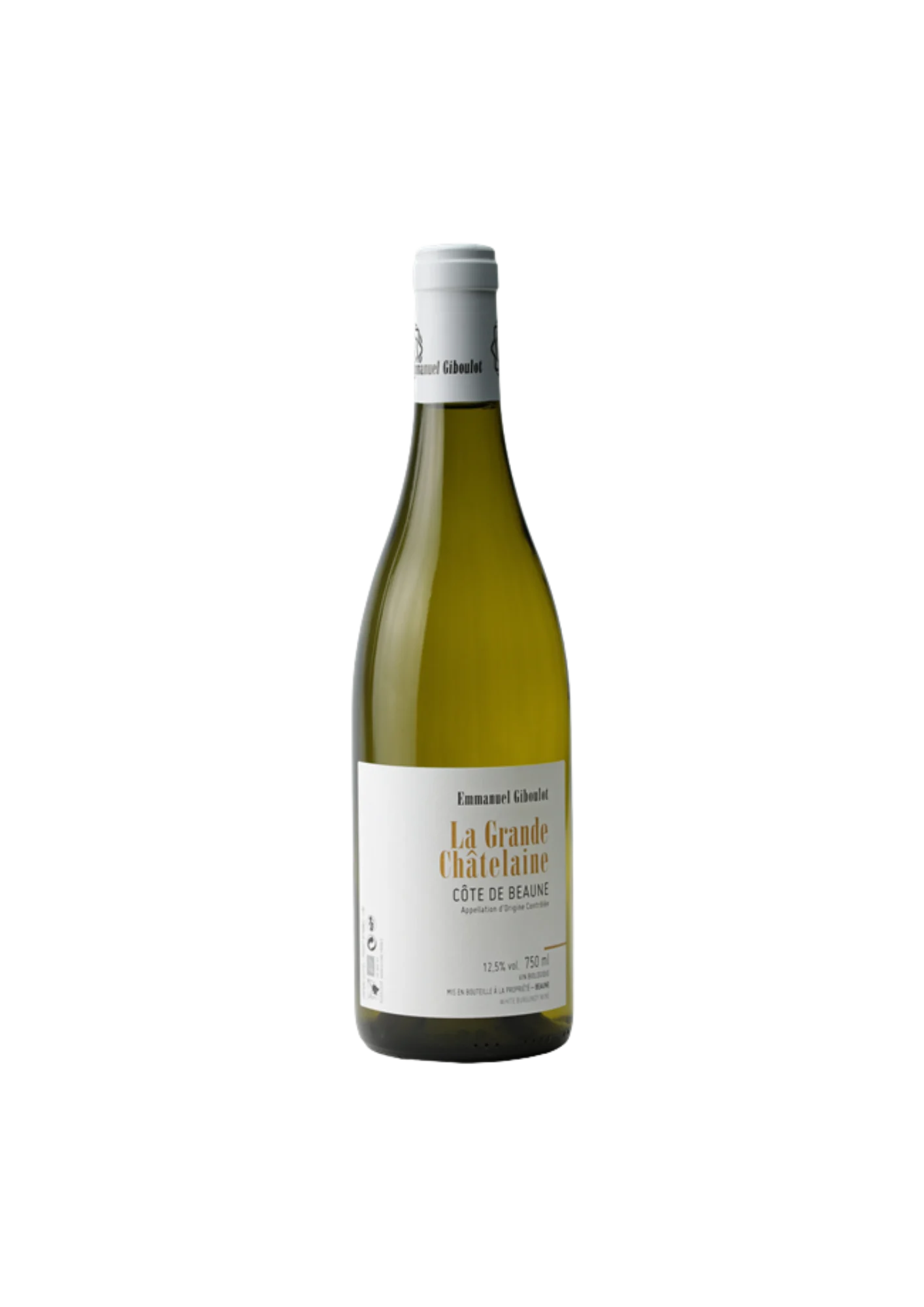 Bottle of Côte de Beaune, Emmanuel Giboulot, La Grande Châtelaine, white wine