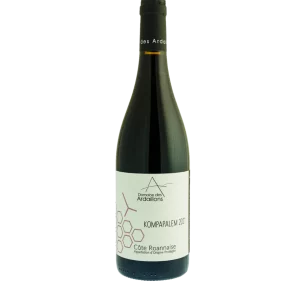 Bouteille de Côte Roannaise, Domaine des Ardaillons, Kompapalem, vin rouge