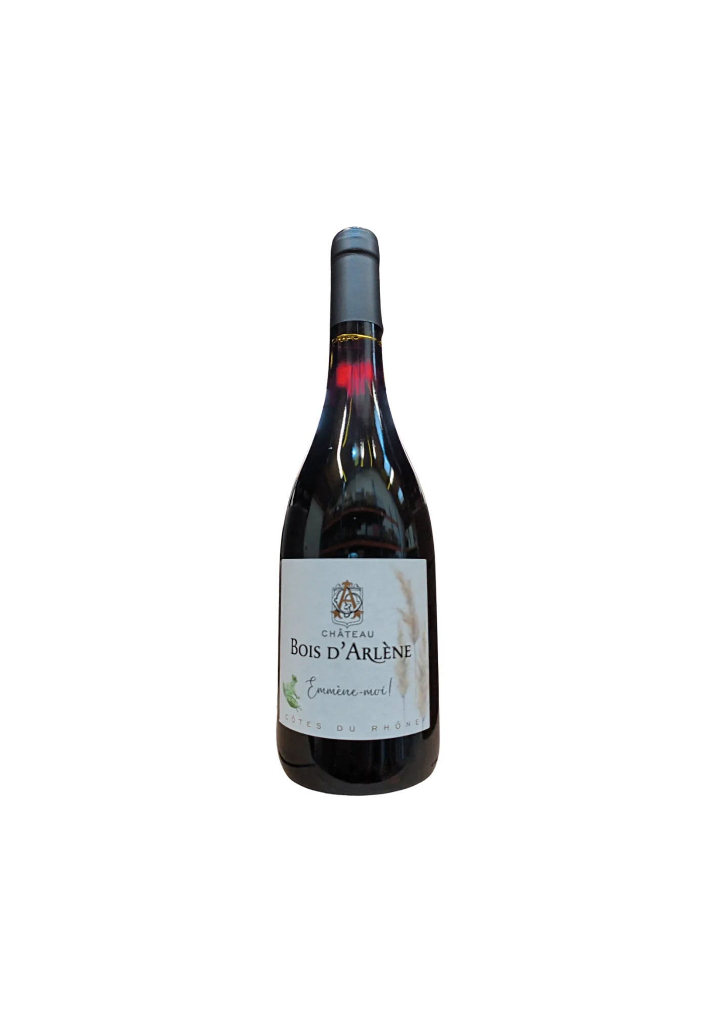 Bouteille de Côtes du Rhône, Château Bois d’Arlène, Emmène-moi, vin rouge