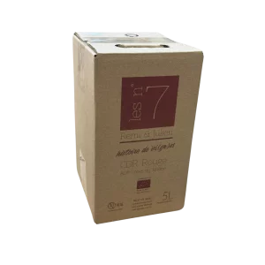 Cubis de Côtes du Rhône, Domaine Ginies, Les n°7, vin rouge