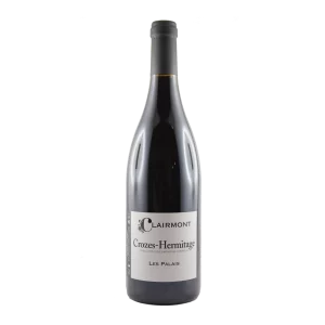 Bouteille de Crozes Hermitage, Clairmont, Les Palais, vin rouge