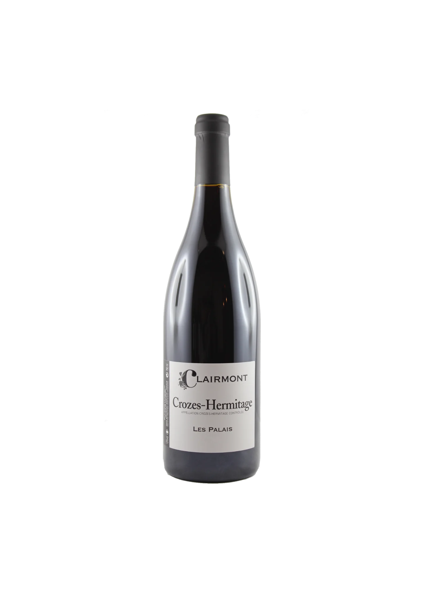 Bottle of Crozes Hermitage, Clairmont, Les Palais, red wine