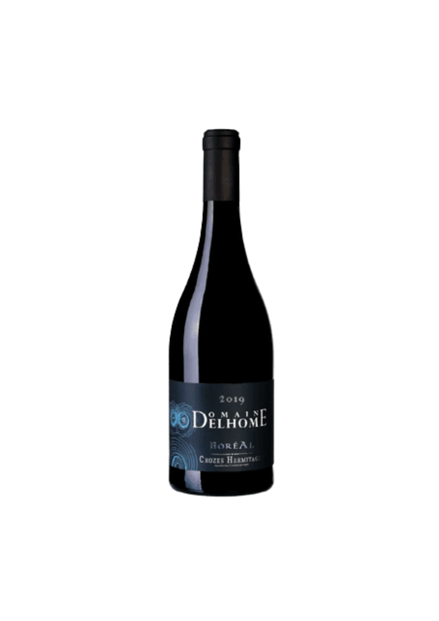 Flasche Crozes Hermitage, Domaine Delhome, Boréal, Rotwein