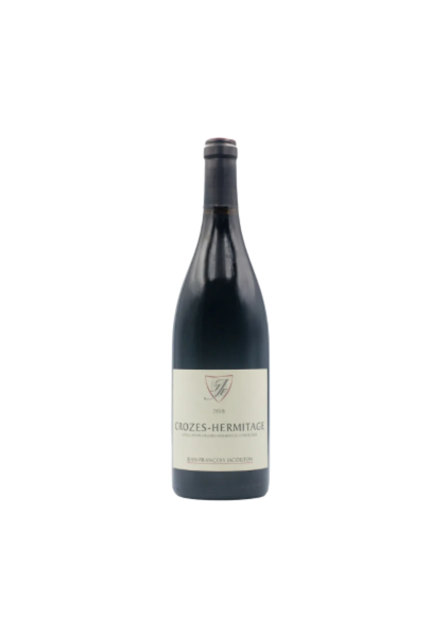Bottle of Crozes Hermitage, Jean-François Jacouton, red wine