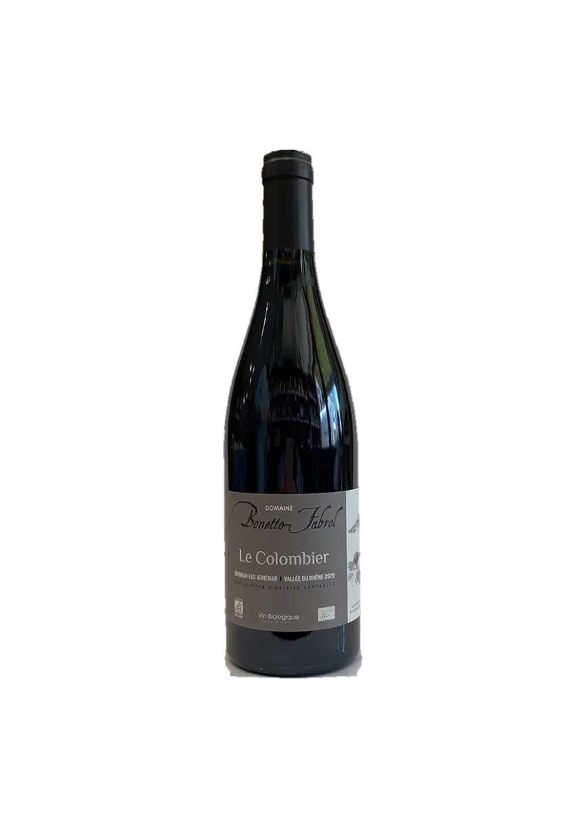 Flasche Grignan-les-Adhémar, Domaine Bonetto Fabrol, Colombier, Rotwein
