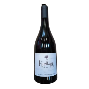 Bouteille de Grignan les Adhémar, Domaine Bonetto Fabrol, Héritage, vin rouge