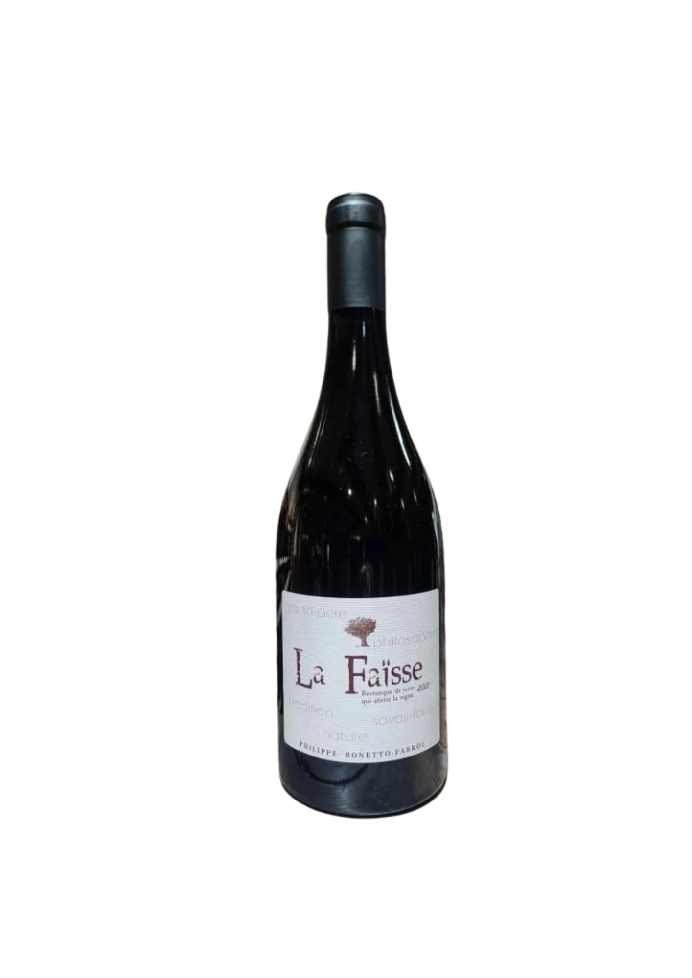 Flasche Grignan les Adhémar, Domaine Bonetto Fabrol, La Faïsse, Rotwein