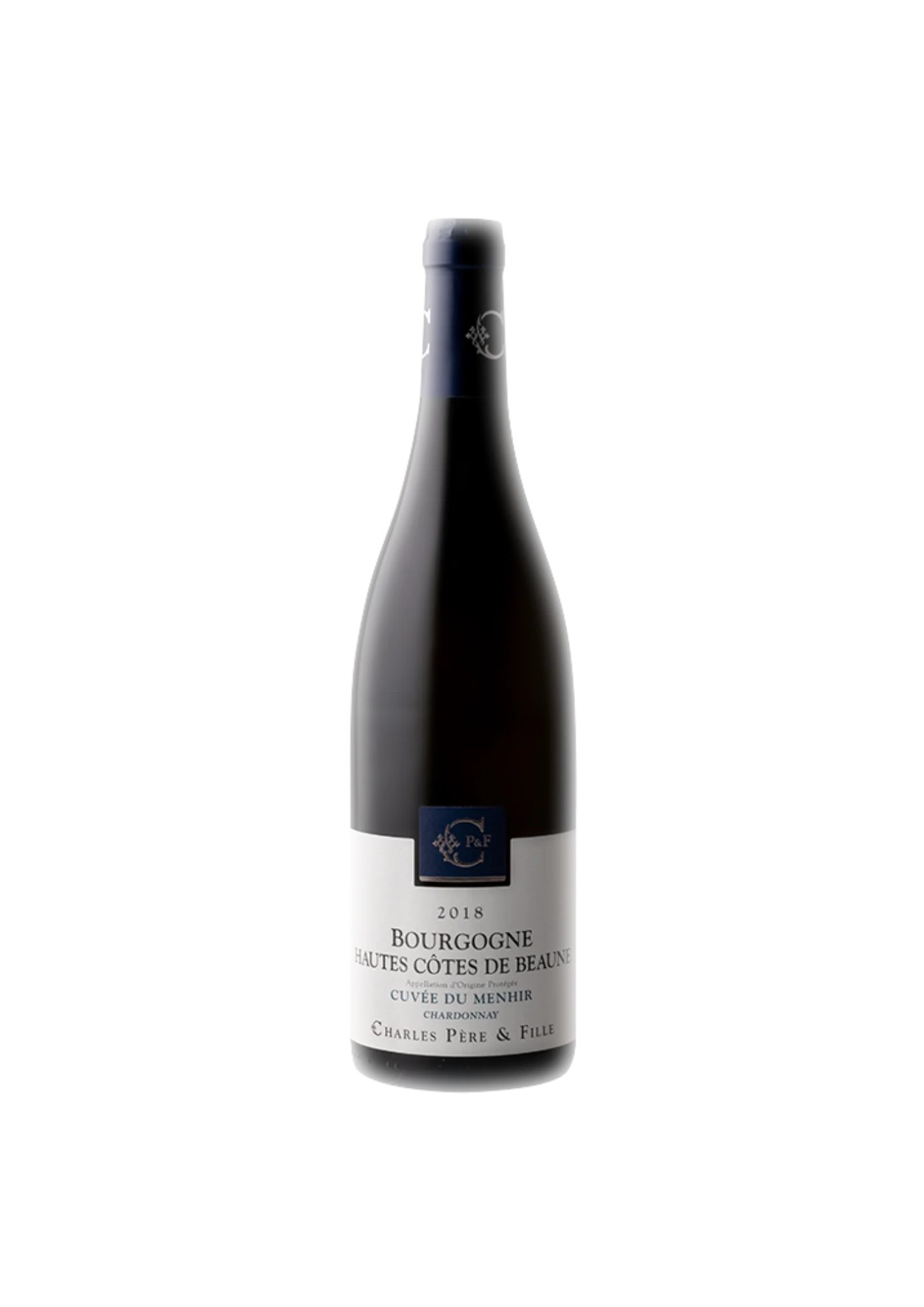 Bouteille de Hautes Côtes de Beaune, Maison Charles Père & Filles, Cuvée du Menhir, vin rouge
