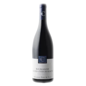 Bouteille de Hautes Côtes de Beaune, Maison Charles Père & Filles, vin rouge
