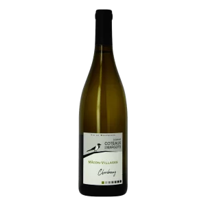 Bouteille de Mâcon Villages, Domaine Coteaux des Margots, vin blanc